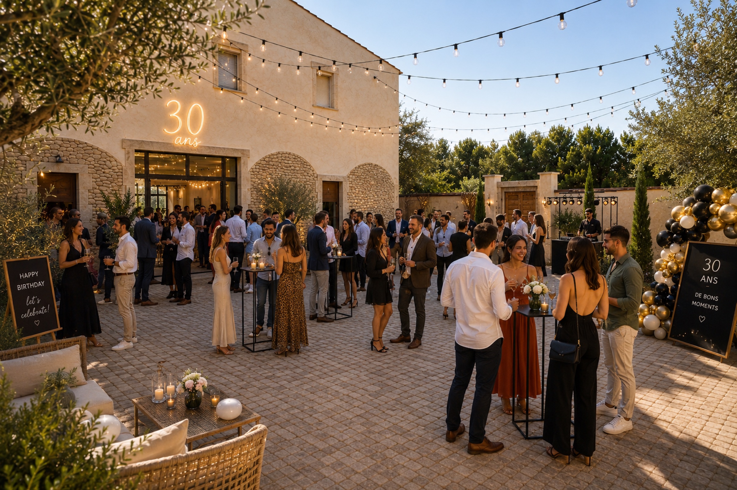 Événement privé au Patio Sainte Victoire
