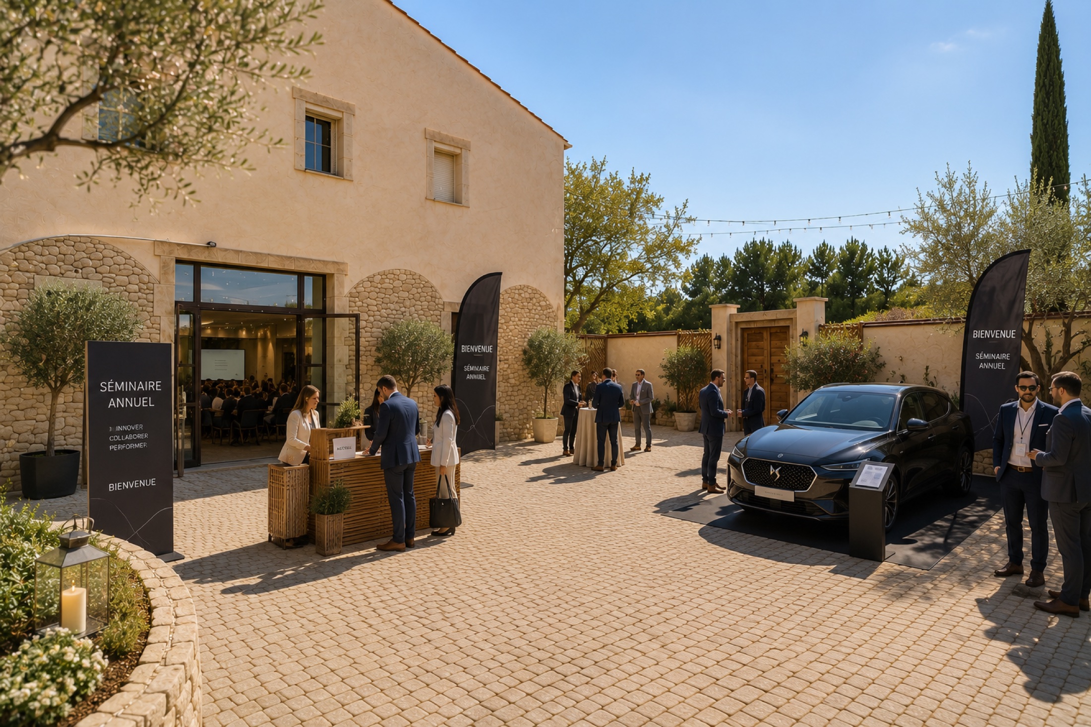 Lancement de produit en soirée au Patio Sainte Victoire